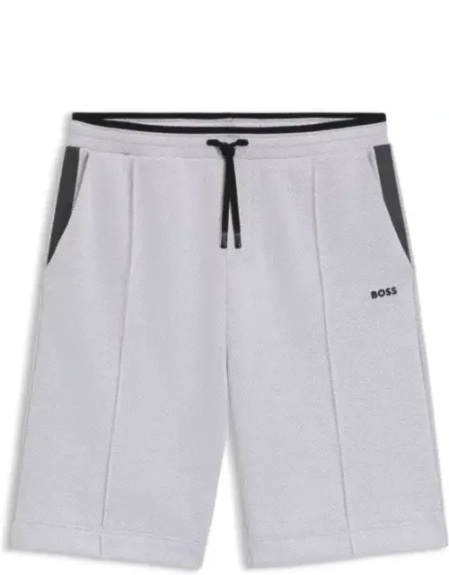 Quilted Jacquard Shorts