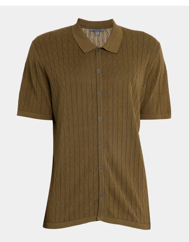 Moore Button-down Summer Sweater Shirt