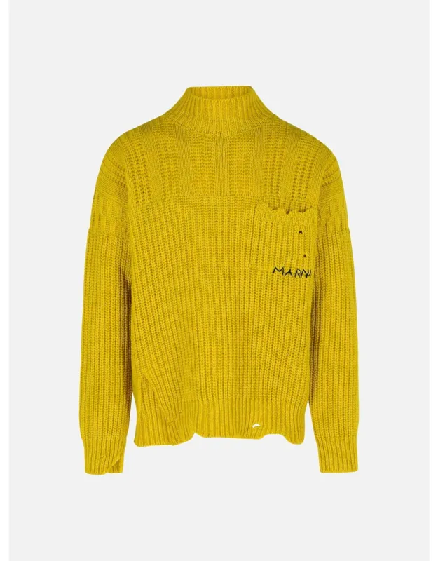 Virgin Wool Turtleneck Sweater