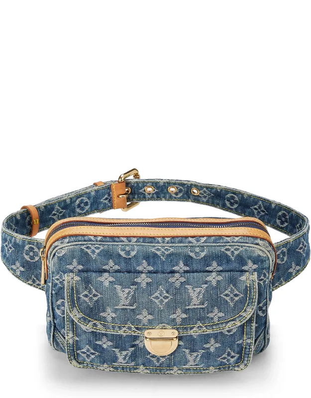 Monogram Denim Bumbag