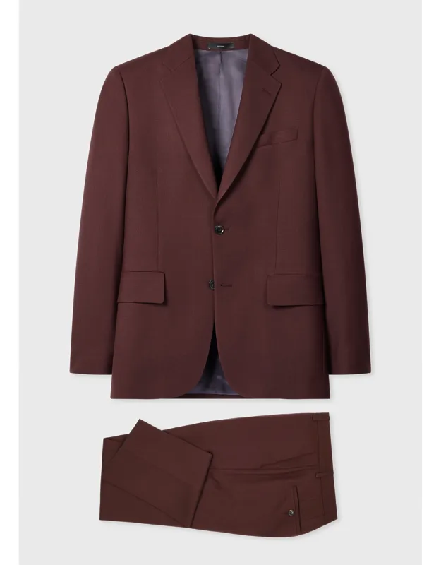 The Brierley - Wool 'a Suit To Travel In' Red