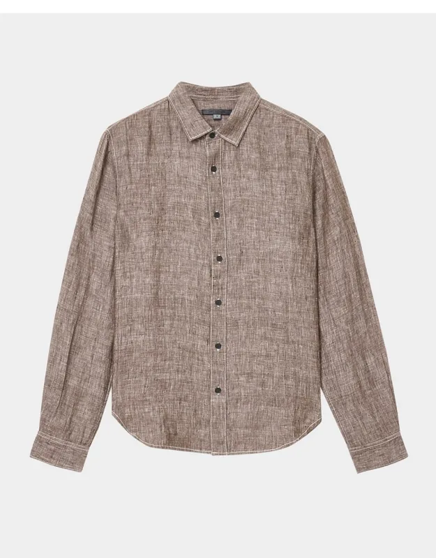Linen Casual Button-down Shirt