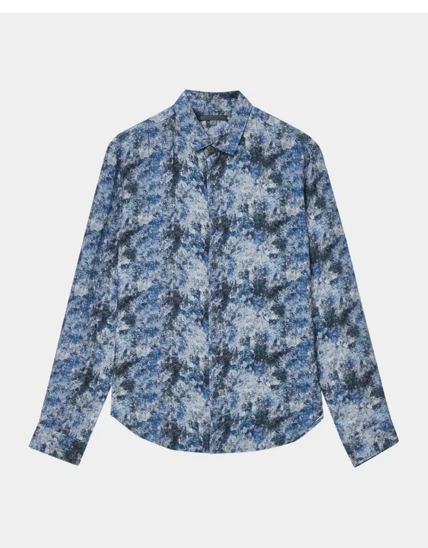 Linen Abstract Sport Shirt