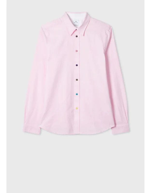 Tailored-fit Organic-cotton Button Oxford Shirt