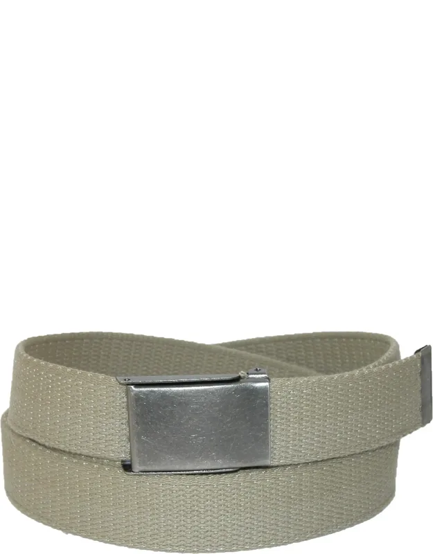 Big & Tall Belt With Flip Top Nickel Buckle (pack Of 3)