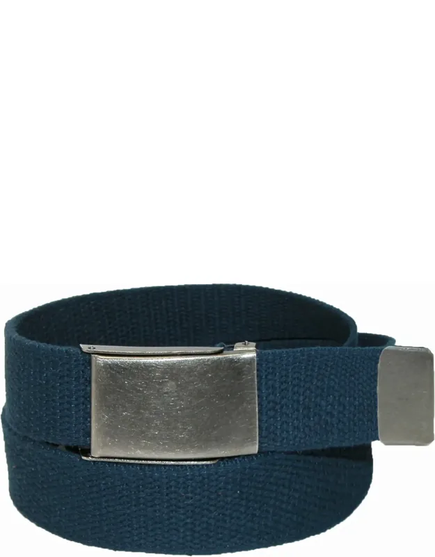 Big & Tall Belt With Flip Top Nickel Buckle (pack Of 3)