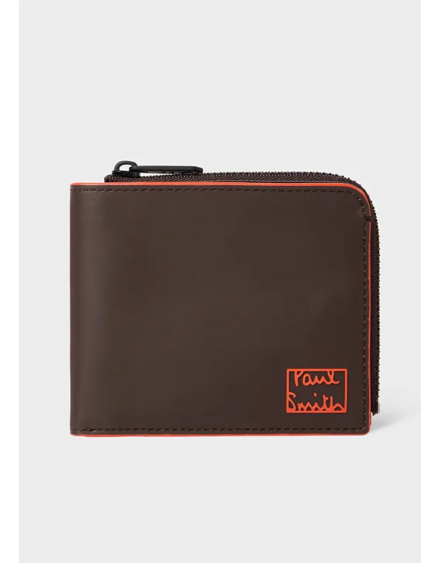 Leather Billfold And Coin Wallet