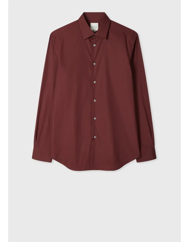 Tailored-fit Cotton 'signature Stripe' Cuff Shirt