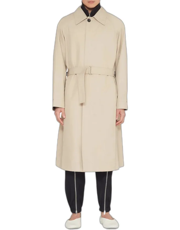 Side-vent Trench Coat
