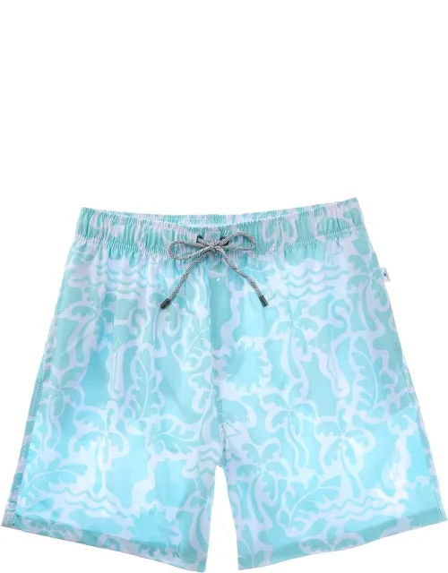 Vintage Summer 4-way Stretch Volley Swim Trunk