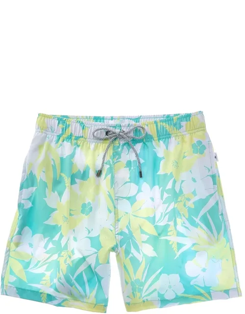 4-way Stretch Swim Trunk With Elastic Drawstring Waist