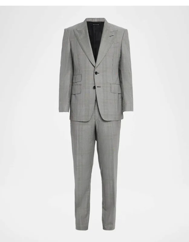 Shelton Wool Prince Of Wales Suit