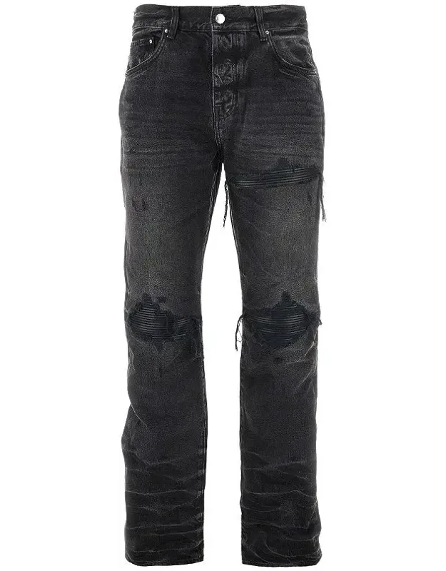 Leather Straight Mx1 Jeans