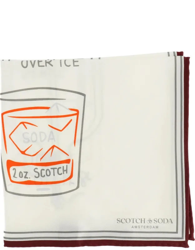 "scotch & Soda Pocket Square - Bold Color Combination, High-quality Fabric"