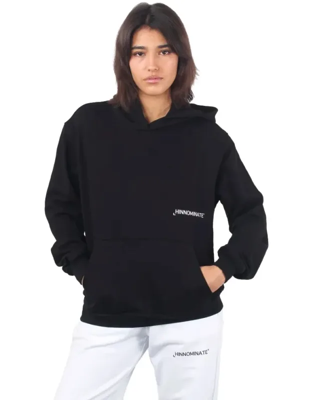 Hinnominate Cotton Sweater With Large Front Pocket, Logo Print