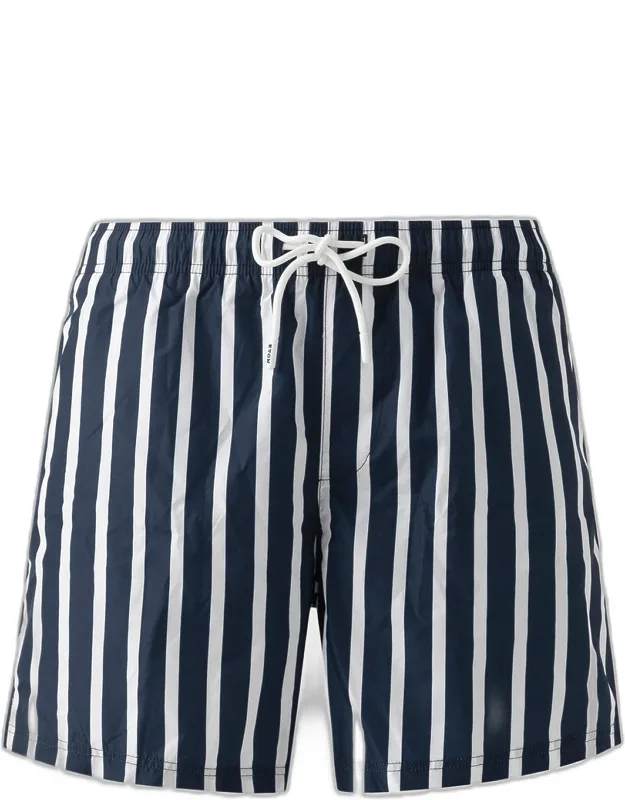 Stripe Slim Swim Trunks