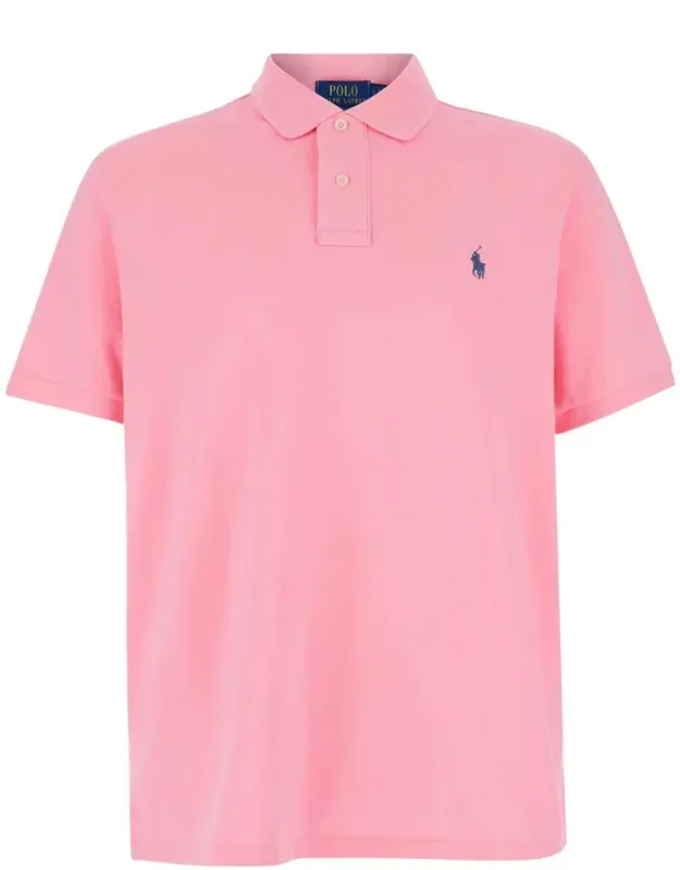 Polo Shirt With Pony Detail On The Front In Tech Fabric