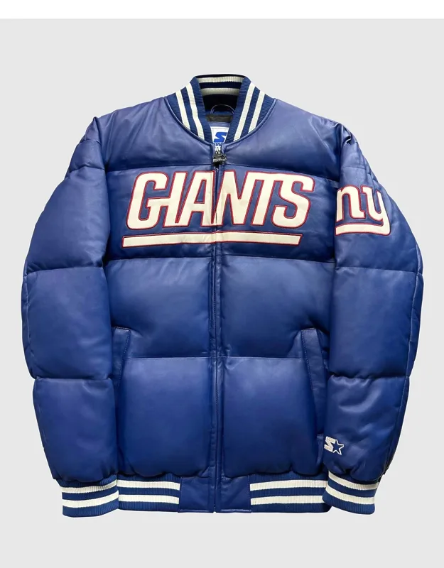 Bronx Bubble Leather Puffer Jacket