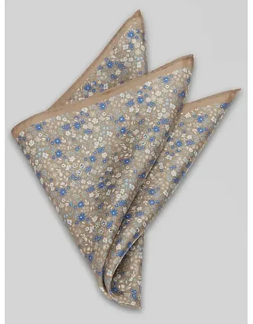 Tossed Floral Pocket Square