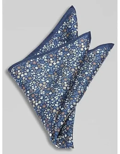 Tossed Floral Pocket Square