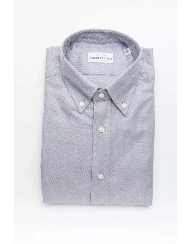 Robert Friedman Cotton Shirt With Impeccable Craftsmanship And Tailored Fit