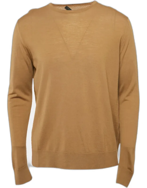 Wool Knit Crew Neck Sweater