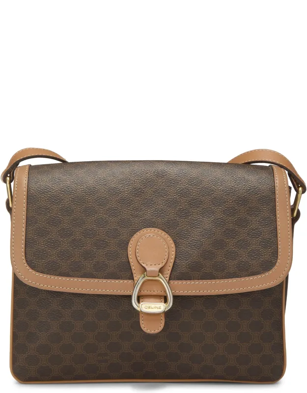 Coated Canvas Macadam Shoulder Bag