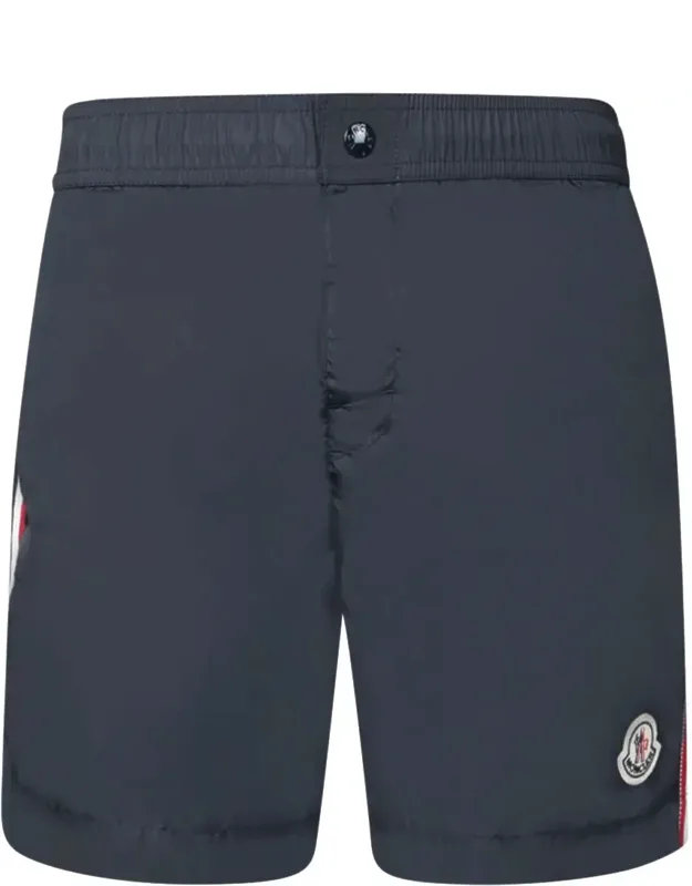 Tricolour-trimmed Swim Shorts