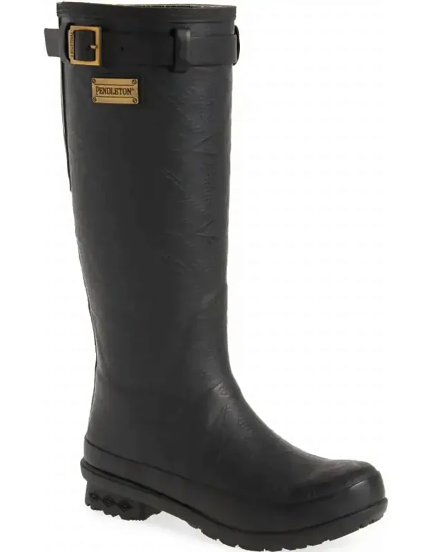 Heritage Embossed Tall Rain Boots