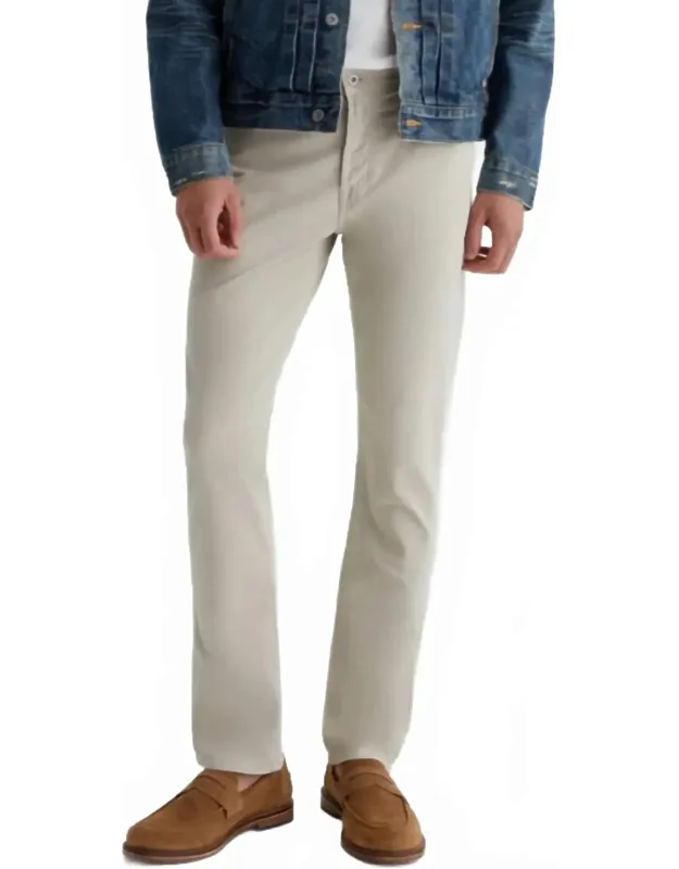 Sueded Slim Straight Jeans