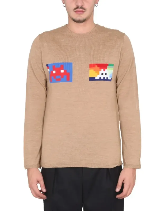 Shirt Wool Jersey Gyrocular Regular Fit