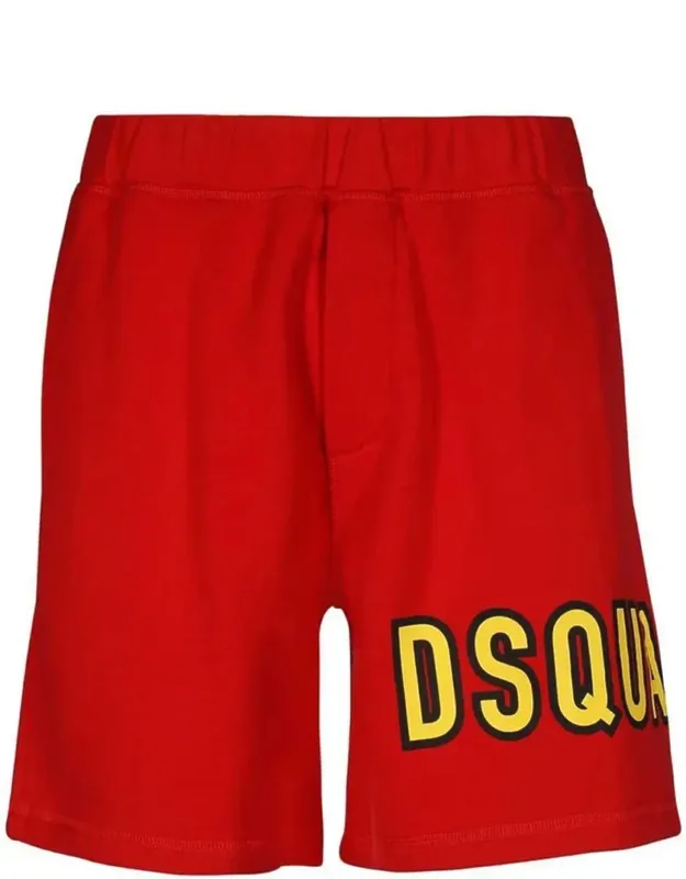 Cotton Logo Shorts