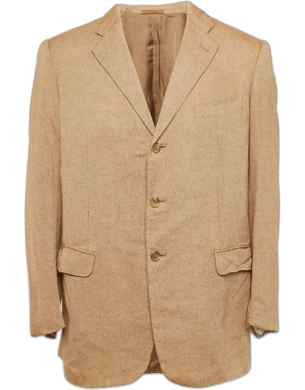 Silk & Cashmere Button Front Blazer