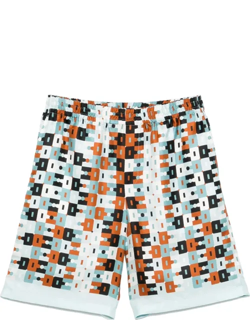 Graphic-print Bermuda Shorts