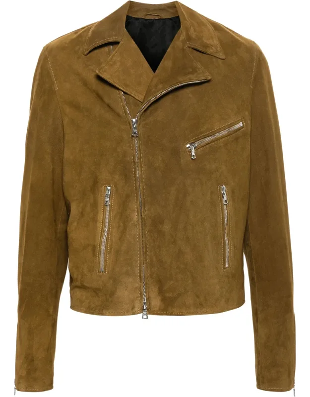 Suede Biker Jacket