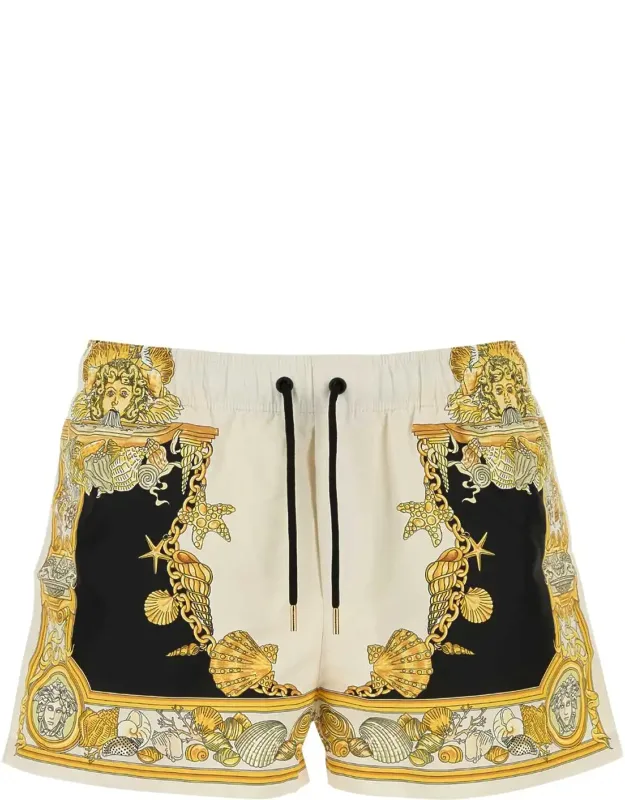 Printed Polyester Swimming Shorts