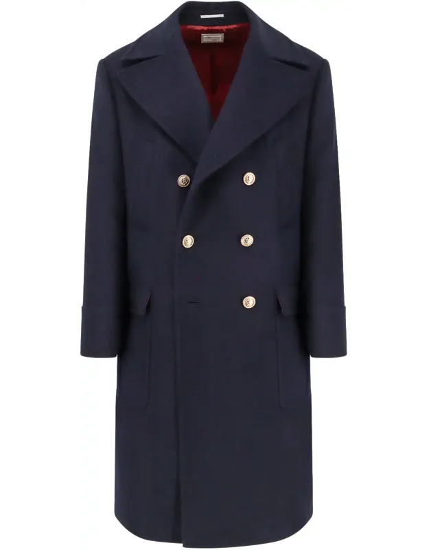 Double-breasted Wool Coat