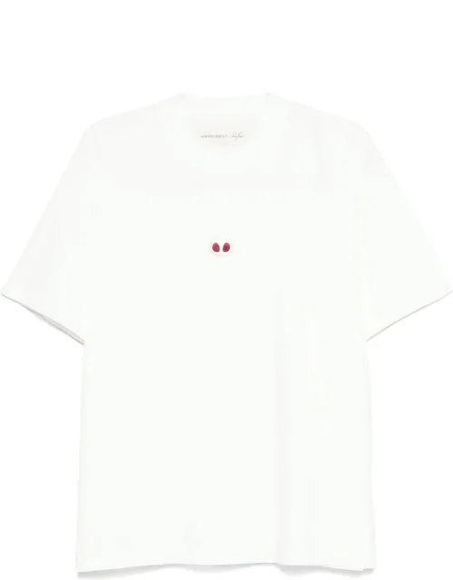 T-shirt With Drop Shoulder And Straight Hem