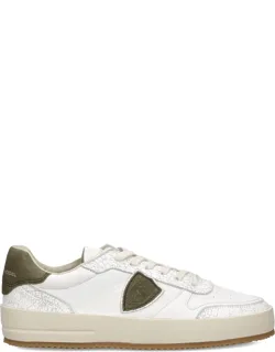 Leather-panelled Sneakers