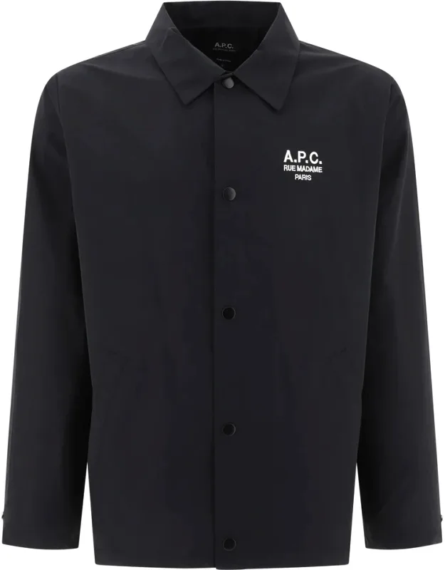 Regis Logo-embroidered Shirt Jacket