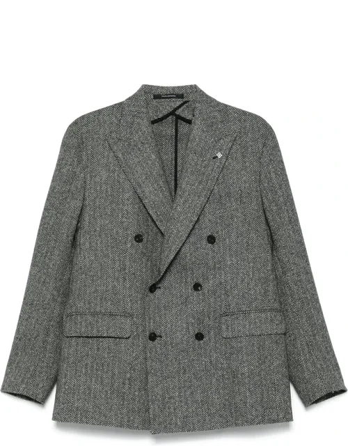 Herringbone Wool Blazer
