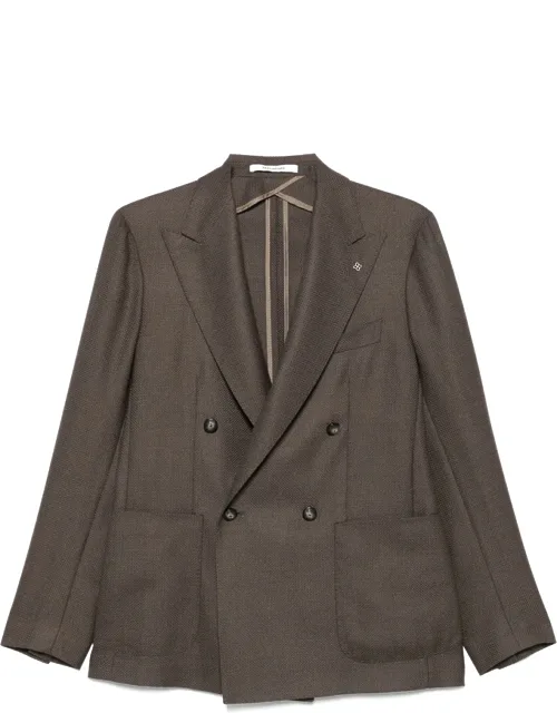 Wool Double-breasted Blazer