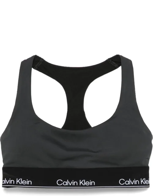 Sports Bra Scoop Neck Racerback Cropped
