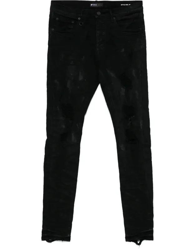 Low-rise Ripped Skinny Jeans