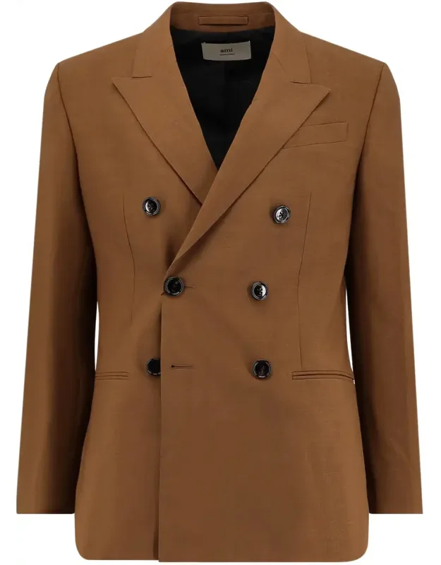 Double-breasted Wool Blazer