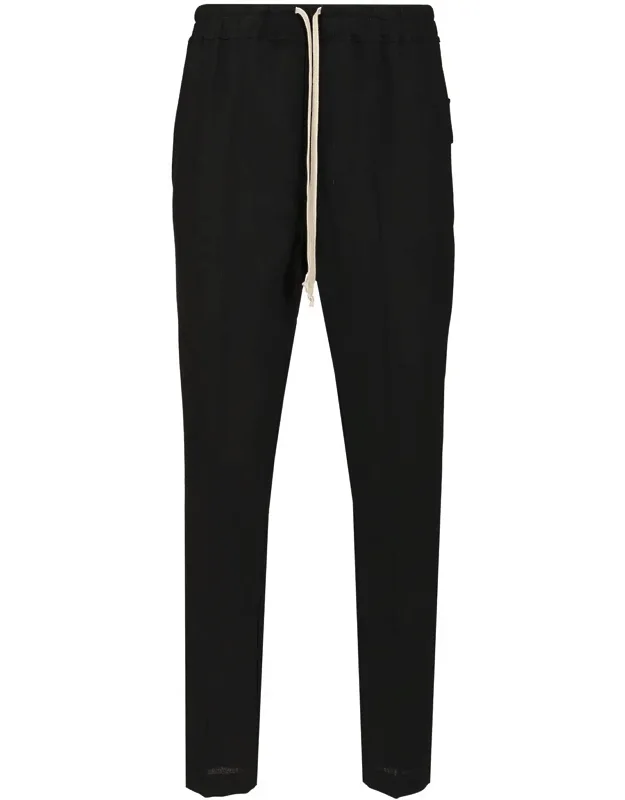 Drawstring Slim Long Trousers