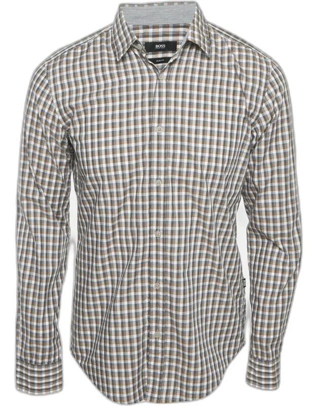 Checks Cotton Slim Fit Shirt