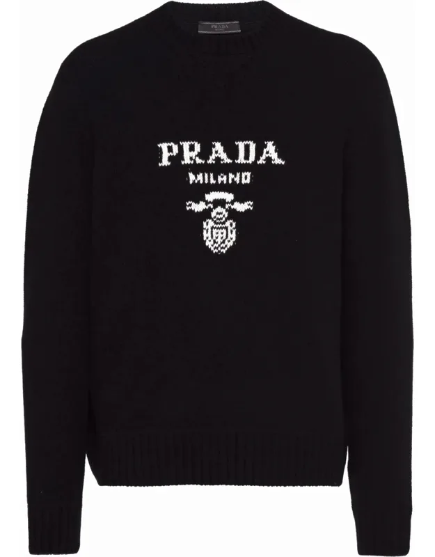 Logo Intarsia Wool-cashmere Jumper