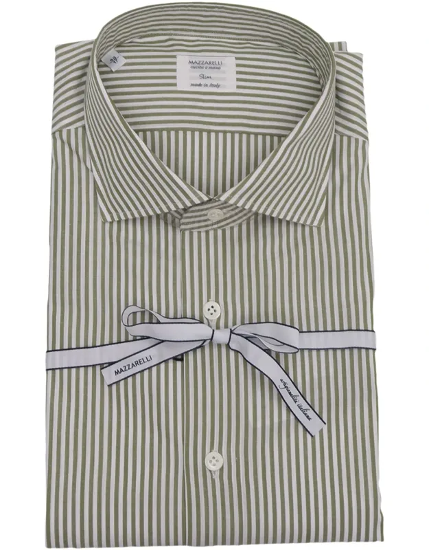 100% Cotton Striped Slim Fit Shirt