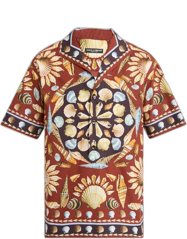 Costiera Printed Camp Shirt